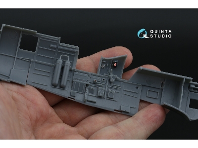Supermarine Spitfire Mk.V - 3d-printed & Coloured Interior On Decal Paper (For Kotare Kits) - zdjęcie 6