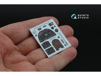 Supermarine Spitfire Mk.V - 3d-printed & Coloured Interior On Decal Paper (For Kotare Kits) - zdjęcie 11