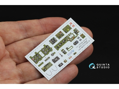 A6m2 Zero (Mitsubishi Prod.) - 3d-printed & Coloured Interior On Decal Paper (For Border Model Kits) - zdjęcie 8
