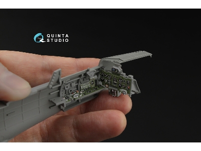 A6m2 Zero (Nakajima Prod.) - 3d-printed & Coloured Interior On Decal Paper (For Border Model Kits) - zdjęcie 3