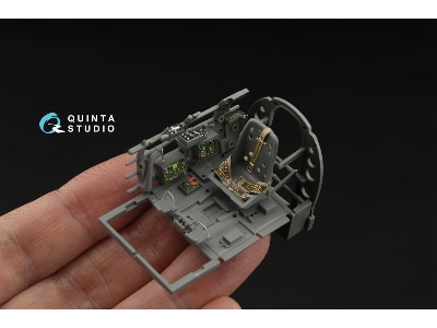 A6m2 Zero (Nakajima Prod.) - 3d-printed & Coloured Interior On Decal Paper (For Border Model Kits) - zdjęcie 6