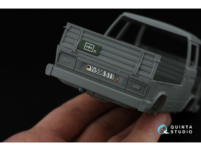 Bundeswehr Vw T3 Family - 3d-printed & Coloured Interior On Decal Paper (For Takom Kits) - zdjęcie 10