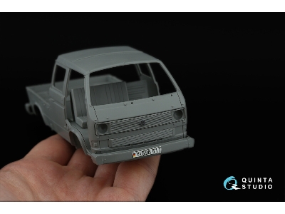Bundeswehr Vw T3 Family - 3d-printed & Coloured Interior On Decal Paper (For Takom Kits) - zdjęcie 11
