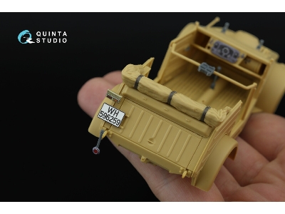 Kubelwagen Type 82 - 3d-printed & Coloured Interior On Decal Paper With 3d-printed Resin Parts (For Tamiya Kits) - zdjęcie 4