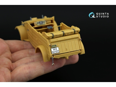 Kubelwagen Type 82 - 3d-printed & Coloured Interior On Decal Paper With 3d-printed Resin Parts (For Hero Kits) - zdjęcie 4