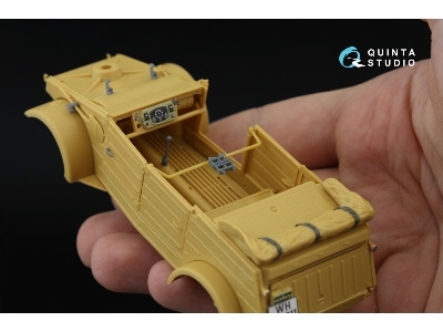 Kubelwagen Type 82 - 3d-printed & Coloured Interior On Decal Paper With 3d-printed Resin Parts (For Hero Kits) - zdjęcie 6