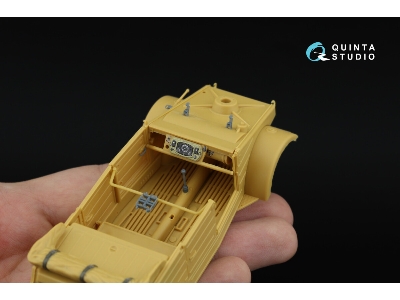 Kubelwagen Type 82 - 3d-printed & Coloured Interior On Decal Paper With 3d-printed Resin Parts (For Hero Kits) - zdjęcie 7