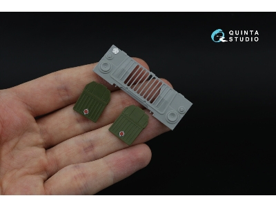 Gaz-66 - 3d-printed & Coloured Interior On Decal Paper (For Zvezda Kits) - zdjęcie 3