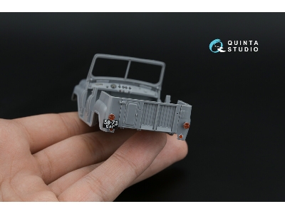Uaz-469 - 3d-printed & Coloured Interior On Decal Paper (For Zvezda Kits) - zdjęcie 3