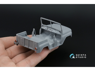Uaz-469 - 3d-printed & Coloured Interior On Decal Paper (For Zvezda Kits) - zdjęcie 4