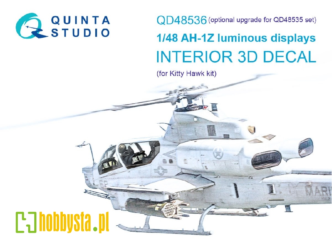 Bell Ah-1 Z Zulu Cobra / Viper Luminous Displays - 3d-printed & Coloured Interior On Decal Paper (For Kitty Hawk Kits) - zdjęci Bell Ah-1 Z Zulu Cobra / Viper Luminous Displays - 3d-printed & Coloured Interior On Decal Paper (For Kitty Hawk Kits) - zdjęci