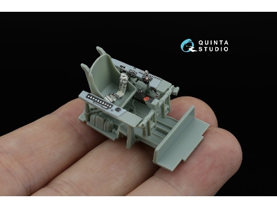 Grumman F3f-2 - 3d-printed & Coloured Interior On Decal Paper (For Academy / Accurate Miniatures Kits) - zdjęcie 3