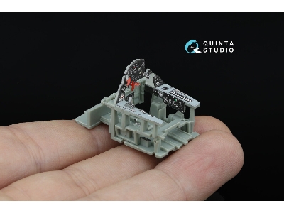 Grumman F3f-2 - 3d-printed & Coloured Interior On Decal Paper (For Academy / Accurate Miniatures Kits) - zdjęcie 6