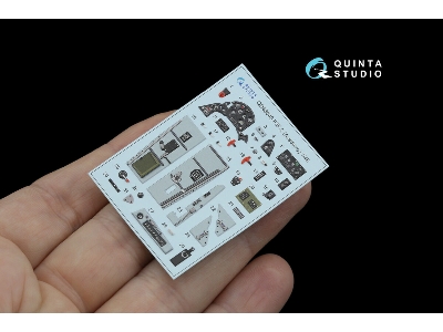 Grumman F3f-2 - 3d-printed & Coloured Interior On Decal Paper (For Academy / Accurate Miniatures Kits) - zdjęcie 12