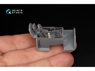 Super Mystere B2 Early - 3d-printed & Coloured Interior On Decal Paper (For Azur / Special Hobby Kits) - zdjęcie 4