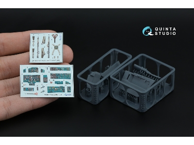 Mig-25 Bm - 3d-printed & Coloured Interior On Decal Paper With 3d-printed Resin Parts (For Icm Kits) - zdjęcie 15