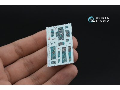 Mig-25 Rb / Rbt - 3d-printed & Coloured Interior On Decal Paper With 3d-printed Resin Parts (For Icm Kits) - zdjęcie 12