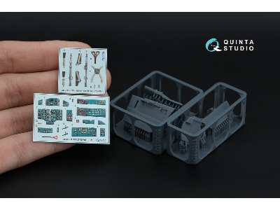 Mig-25 Rb / Rbt - 3d-printed & Coloured Interior On Decal Paper With 3d-printed Resin Parts (For Icm Kits) - zdjęcie 15