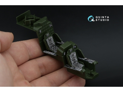 Ah-64 A Apache - 3d-printed & Coloured Interior On Decal Paper (For Academy / Modelist Kits) - zdjęcie 3