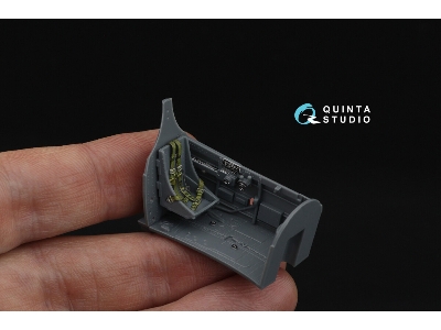 Curtiss P-40 E Warhawk - 3d-printed & Coloured Interior On Decal Paper (For Eduard Kits) - zdjęcie 6
