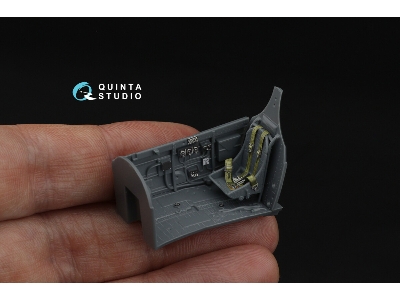 Curtiss P-40 E Warhawk - 3d-printed & Coloured Interior On Decal Paper (For Eduard Kits) - zdjęcie 9