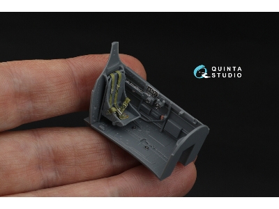 Curtiss P-40 E Warhawk - 3d-printed & Coloured Interior On Decal Paper (For Eduard Kits) - zdjęcie 10
