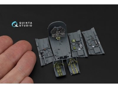 Curtiss P-40 E Warhawk - 3d-printed & Coloured Interior On Decal Paper (For Eduard Kits) - zdjęcie 12