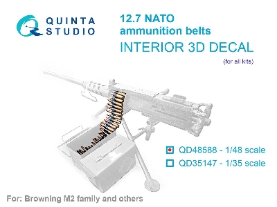 Nato 12.7 Ammunition Belts (For All Kits) - zdjęcie 1