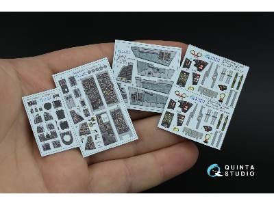 Grumman F-14 A Tomcat - 3d-printed & Coloured Interior On Decal Paper (For Gwh Kits) - zdjęcie 2