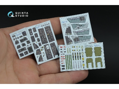 Grumman F-14d Super Tomcat - 3d-printed & Coloured Interior On Decal Paper (For Gwh Kits) - zdjęcie 2