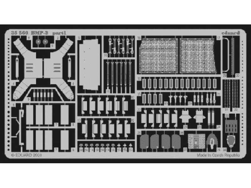  BMP-2 1/35 - Zvezda - blaszki - zdjęcie 1