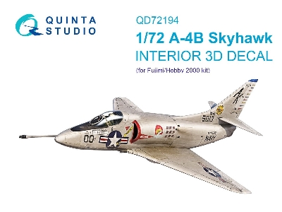 Douglas A-4 B Skyhawk - 3d-printed & Coloured Interior On Decal Paper (For Fujimi / Hobby 2000) Kits) - zdjęcie 1
