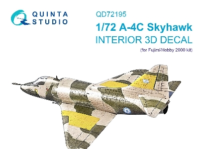 Douglas A-4 C Skyhawk - 3d-printed & Coloured Interior On Decal Paper (For Fujimi / Hobby 2000) Kits) - zdjęcie 1
