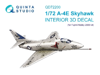 Douglas A-4 E Skyhawk - 3d-printed & Coloured Interior On Decal Paper (For Fujimi / Hobby 2000) Kits) - zdjęcie 1
