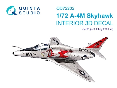 Douglas A-4 M Skyhawk - 3d-printed & Coloured Interior On Decal Paper (For Fujimi / Hobby 2000) Kits) - zdjęcie 1