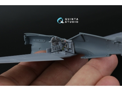 Curtiss P-40 N Warhawk - 3d-printed & Coloured Interior On Decal Paper (For Special Hobby Kits) - zdjęcie 6