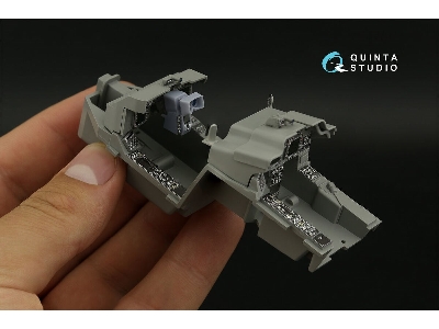 Boeing Ah-64 D Apache - 3d-printed & Coloured Interior With 3d-printed Resin Parts (Small Version / For Takom Kits) - zdjęcie 1