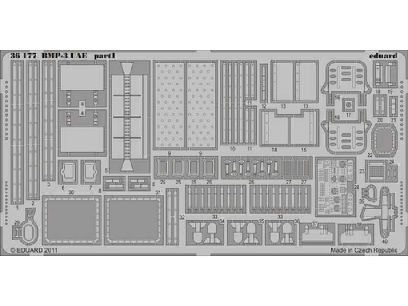 BMP-3 UAE 1/35 - Trumpeter - blaszki - zdjęcie 1 BMP-3 UAE 1/35 - Trumpeter - blaszki - zdjęcie 1