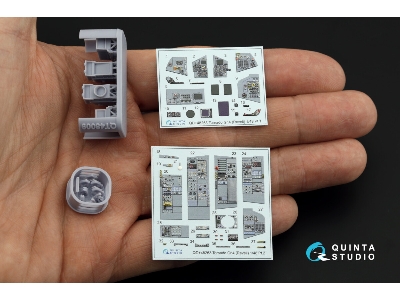 Panavia Tornado Gr.4 - 3d-printed & Coloured Interior With 3d-printed Resin Parts (Small Version / For Revell Kits) - zdjęcie 1