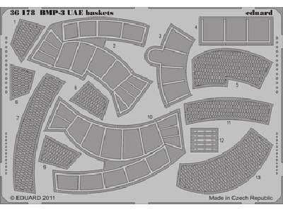  BMP-3 UAE baskets 1/35 - Trumpeter - blaszki - zdjęcie 1