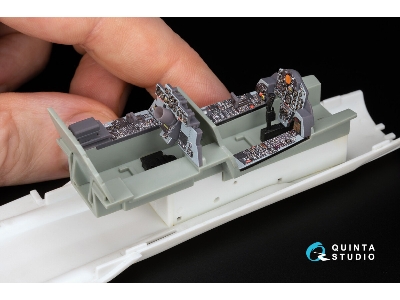 F-4 C Phantom Ii  - 3d-printed & Coloured Interior With 3d-printed Resin Parts (For Academy Kits / Small Version) - zdjęcie 6