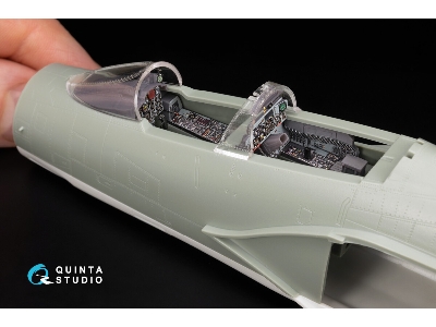 F-4 D Early Phantom Ii  - 3d-printed & Coloured Interior With 3d-printed Resin Parts (For Academy Kits / Small Version) - zdjęc