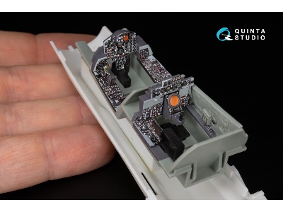 F-4 S Phantom Ii  - 3d-printed & Coloured Interior With 3d-printed Resin Parts (For Academy Kits / Small Version) - zdjęcie 6