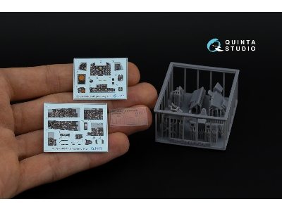 F-4 S Phantom Ii  - 3d-printed & Coloured Interior With 3d-printed Resin Parts (For Academy Kits / Small Version) - zdjęcie 14