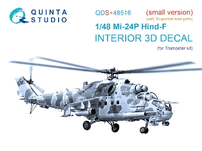Mil Mi-24 P Hind-f - 3d-printed & Coloured Interior With 3d-printed Resin Parts (Small Version / For Trumpeter Kits) - zdjęcie 