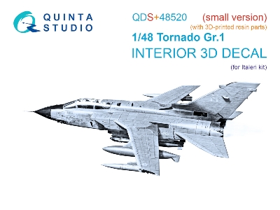 Panavia Tornado Gr.1 - 3d-printed & Coloured Interior With 3d-printed Resin Parts (Small Version / For Italeri Kits) - zdjęcie 