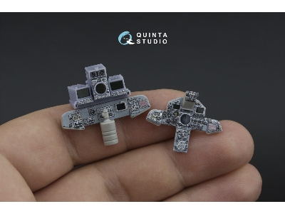 Panavia Tornado Gr.1 - 3d-printed & Coloured Interior With 3d-printed Resin Parts (Small Version / For Italeri Kits) - zdjęcie 