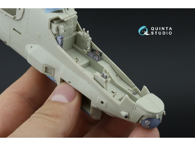 Bell Ah-1 Z Zulu Cobra / Viper - 3d-printed & Coloured Interior On Decal Paper (For Kitty Hawk Kits / Small Version) - zdjęcie 