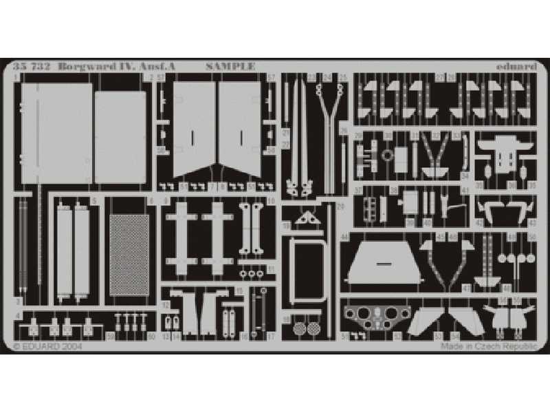  Borgward IV Ausf. A 1/35 - Dragon - blaszki - zdjęcie 1