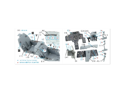 Ah-64 A Apache - 3d-printed & Coloured Interior On Decal Paper (For Hasegawa Kits / Small Version) - zdjęcie 2